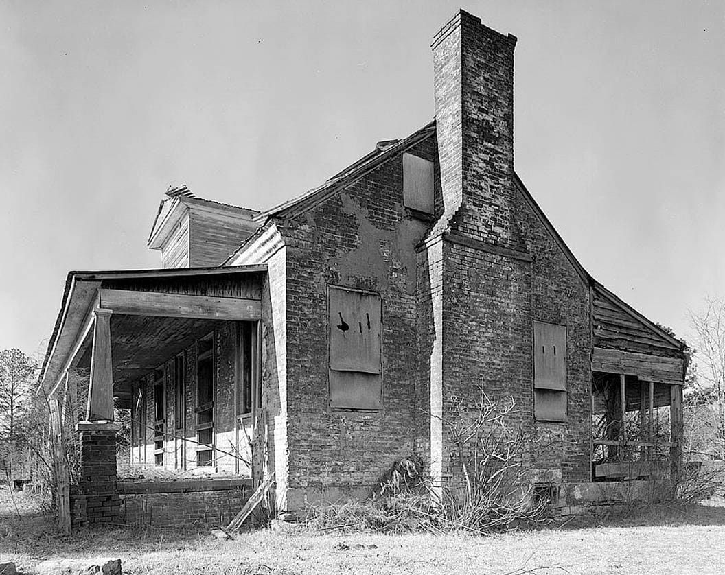 Historic Photo : Rather-Rice-Gilchrist House, Bluff City Road vicinity, Somerville, Morgan County, AL 1 Photograph