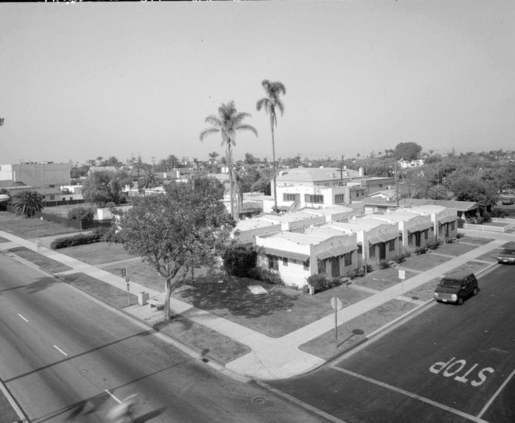 Historic Photo : Heilman Villas, 706-720 Orange Avenue & 1060-1090 Seventh Street, Coronado, San Diego County, CA 2 Photograph
