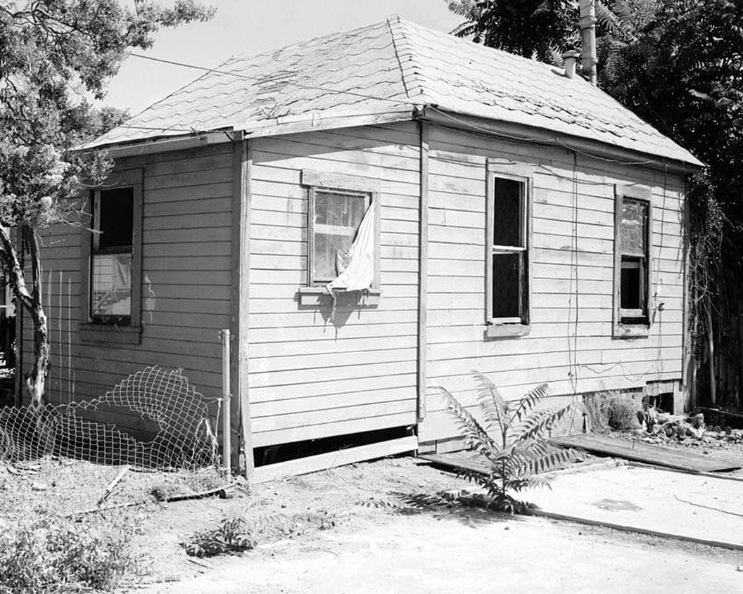 Historic Photo : Frank Pozzo House, Outbuilding, 68 North River Street, San Jose, Santa Clara County, CA 3 Photograph