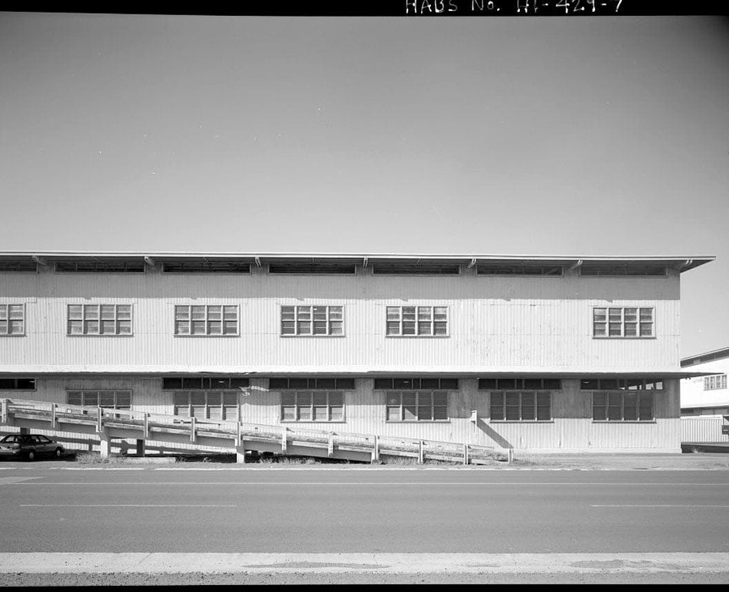 U.S. Naval Base, Pearl Harbor, Two-Story Storehouses with Ramps, Port Royal Street between Central and South Avenues, Pearl City, Honolulu County, HI 3