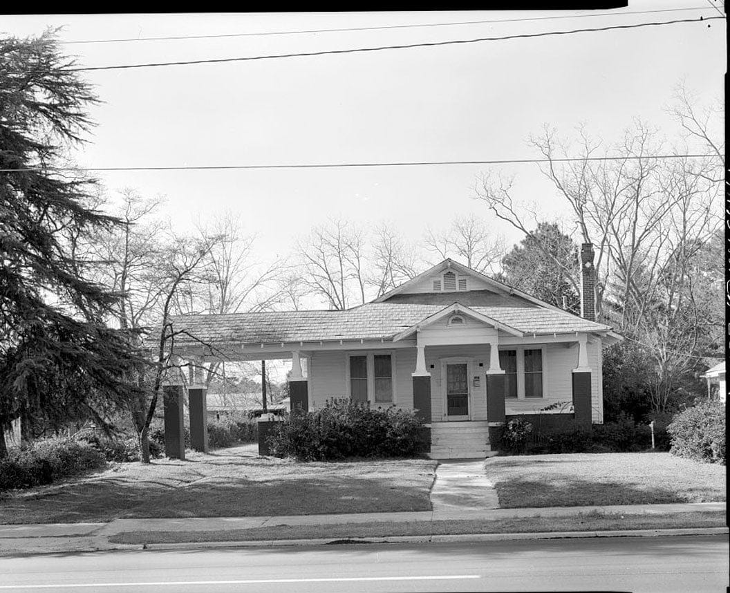 Historic Photo : Mamie R. Brinson House, 341 South Main Street, Statesboro, Bulloch County, GA 1 Photograph