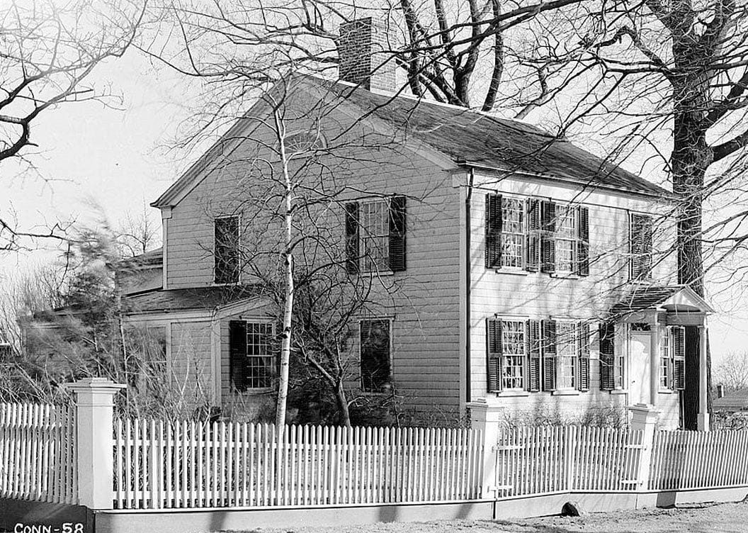Historic Photo : Hull Sherwood House, 762 Mill Hill Road, Fairfield, Fairfield County, CT 1 Photograph