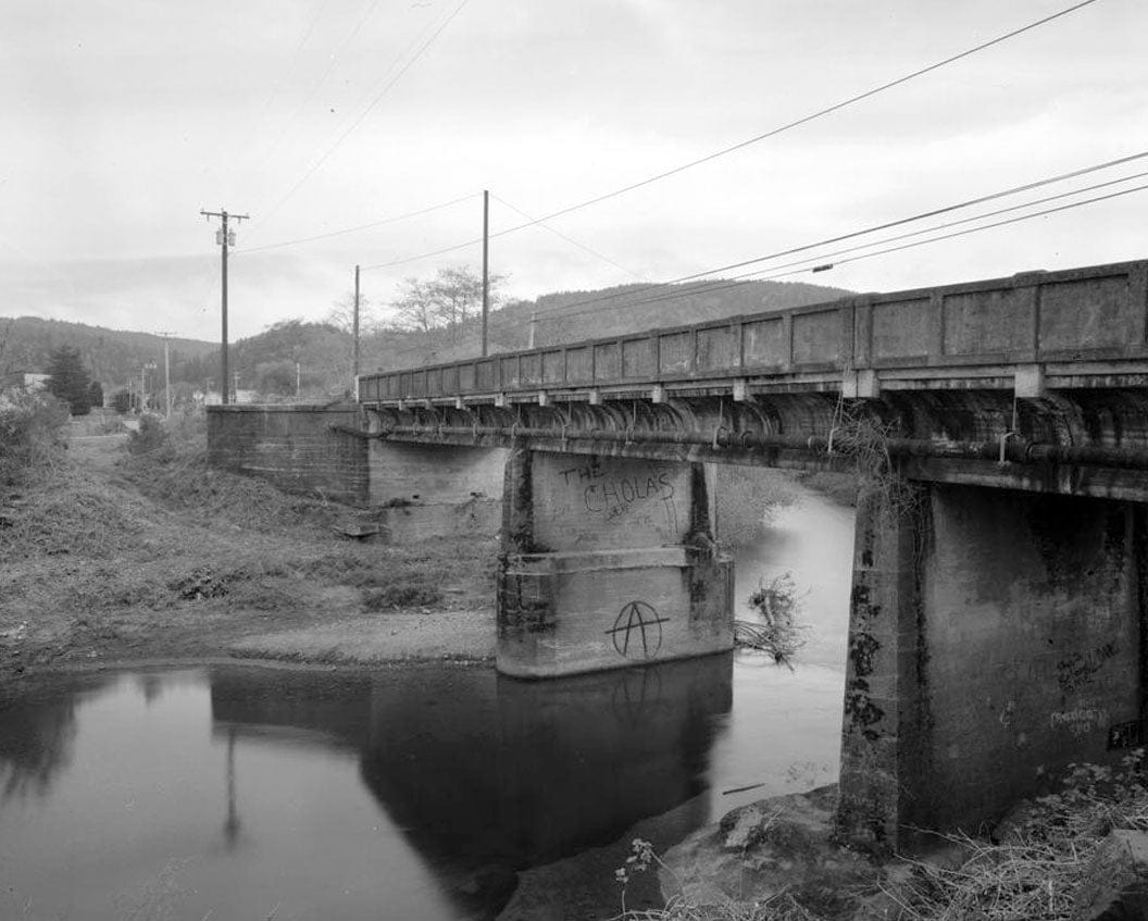 Historic Photo : Rowdy Creek Bridge, Spanning Rowdy Creek at Fred Haight Drive, Smith River, Del Norte County, CA 5 Photograph