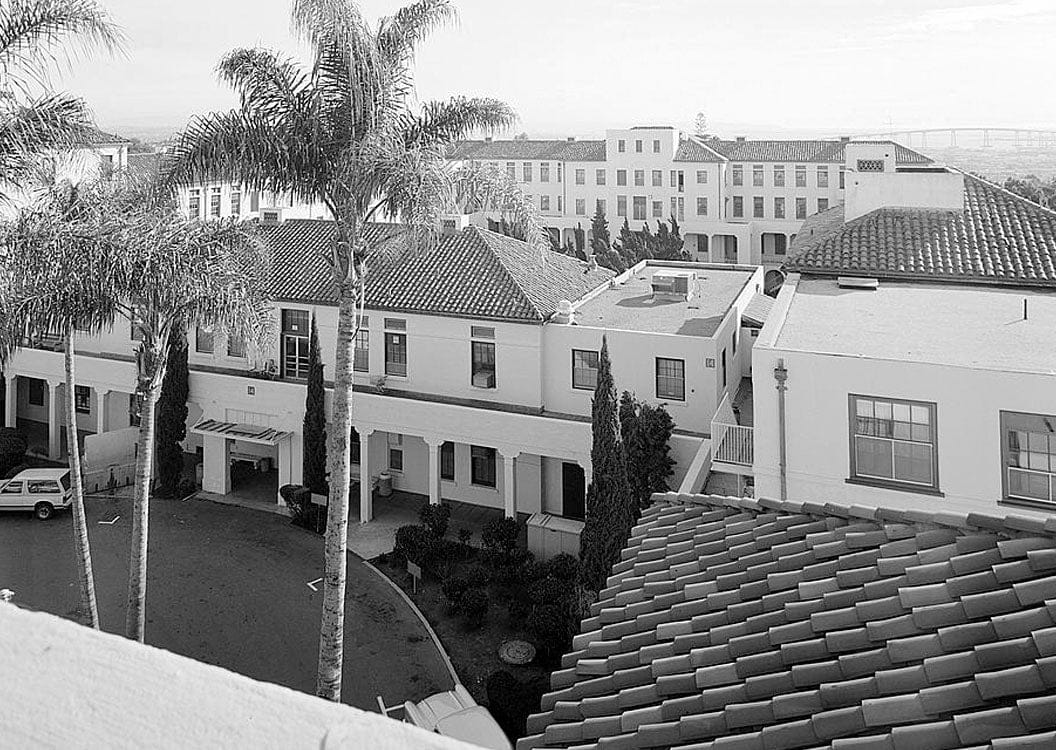 Historic Photo : U.S. Naval Hospital, Park Boulevard, Balboa Park, San Diego, San Diego County, CA 3 Photograph