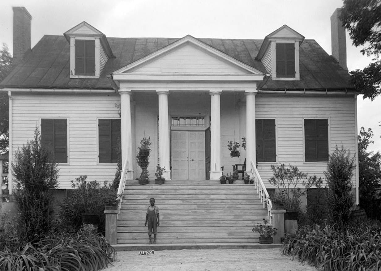 Historic Photo : Boligee Hill, Near U.S. Highway 11, Eutaw, Greene County, AL 1 Photograph