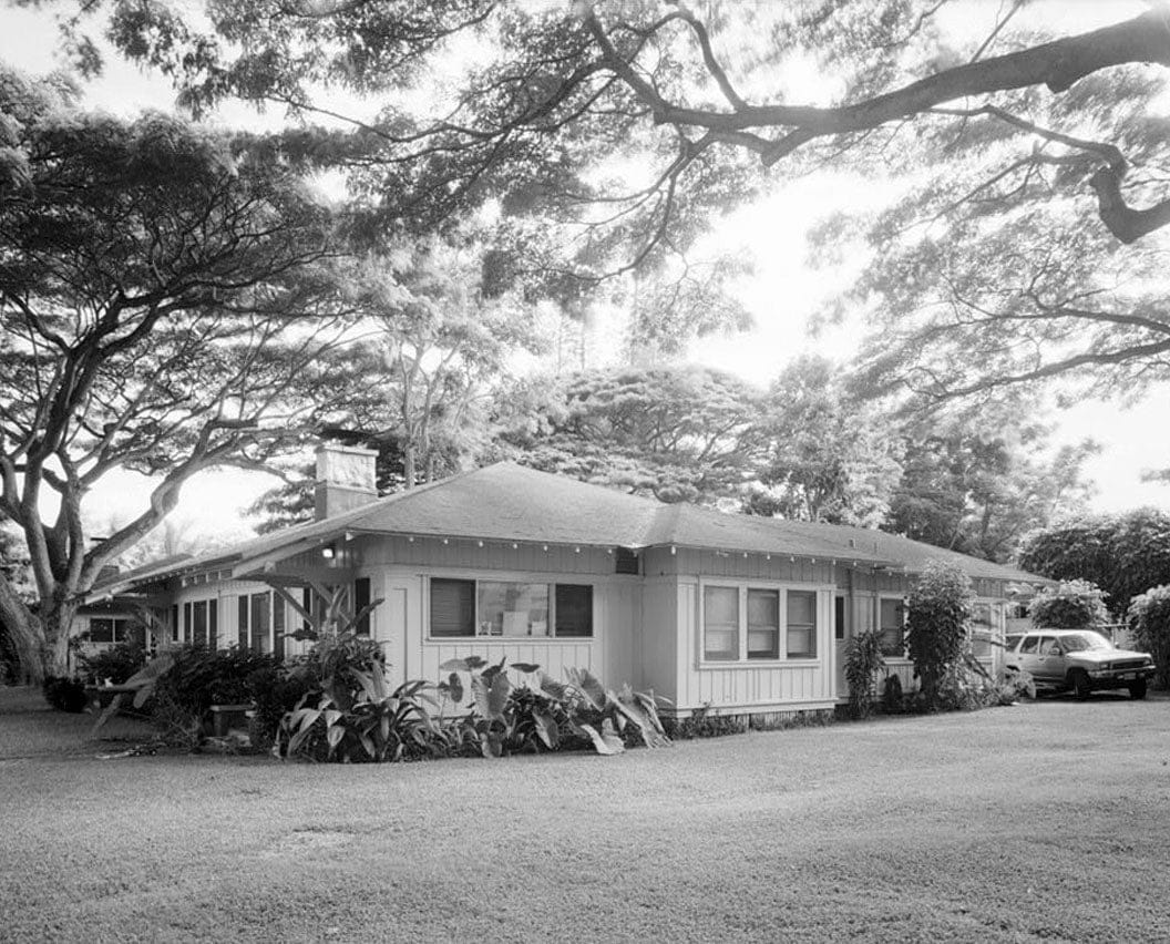 Schofield Barracks Military Reservation, Duplex Housing Type with Corner Entries, Between Hamilton & Tidball Streets near Williston Avenue, Wahiawa, Honolulu County, HI 3