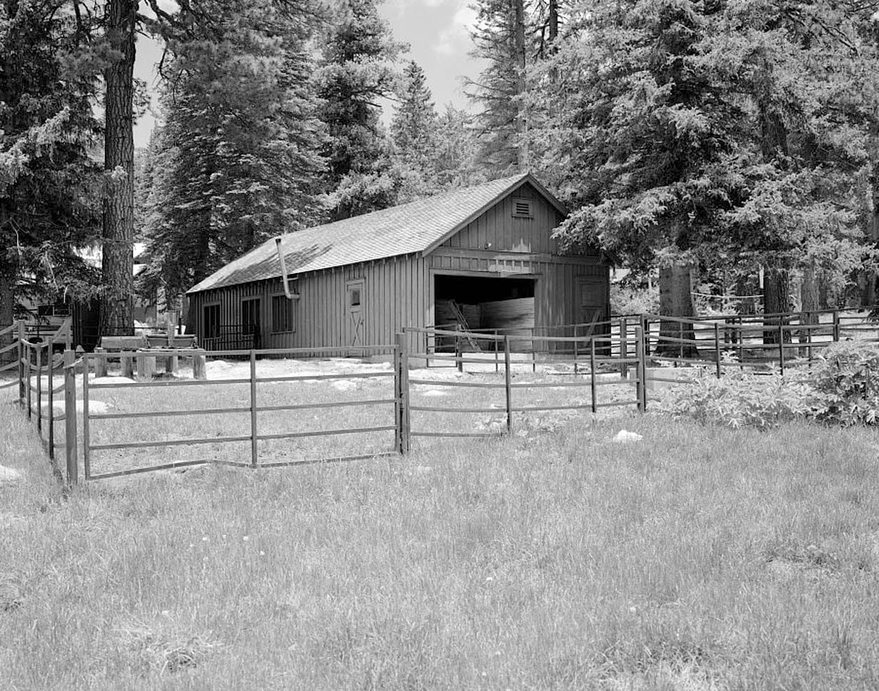 Historic Photo : Columbine Ranger Station, Milepost 143, State Highway 336, Safford, Graham County, AZ 1 Photograph