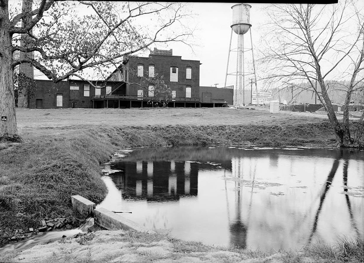 Historic Photo : Blue Spring Cotton Mill, Route 20, Oxford, Calhoun County, AL 7 Photograph