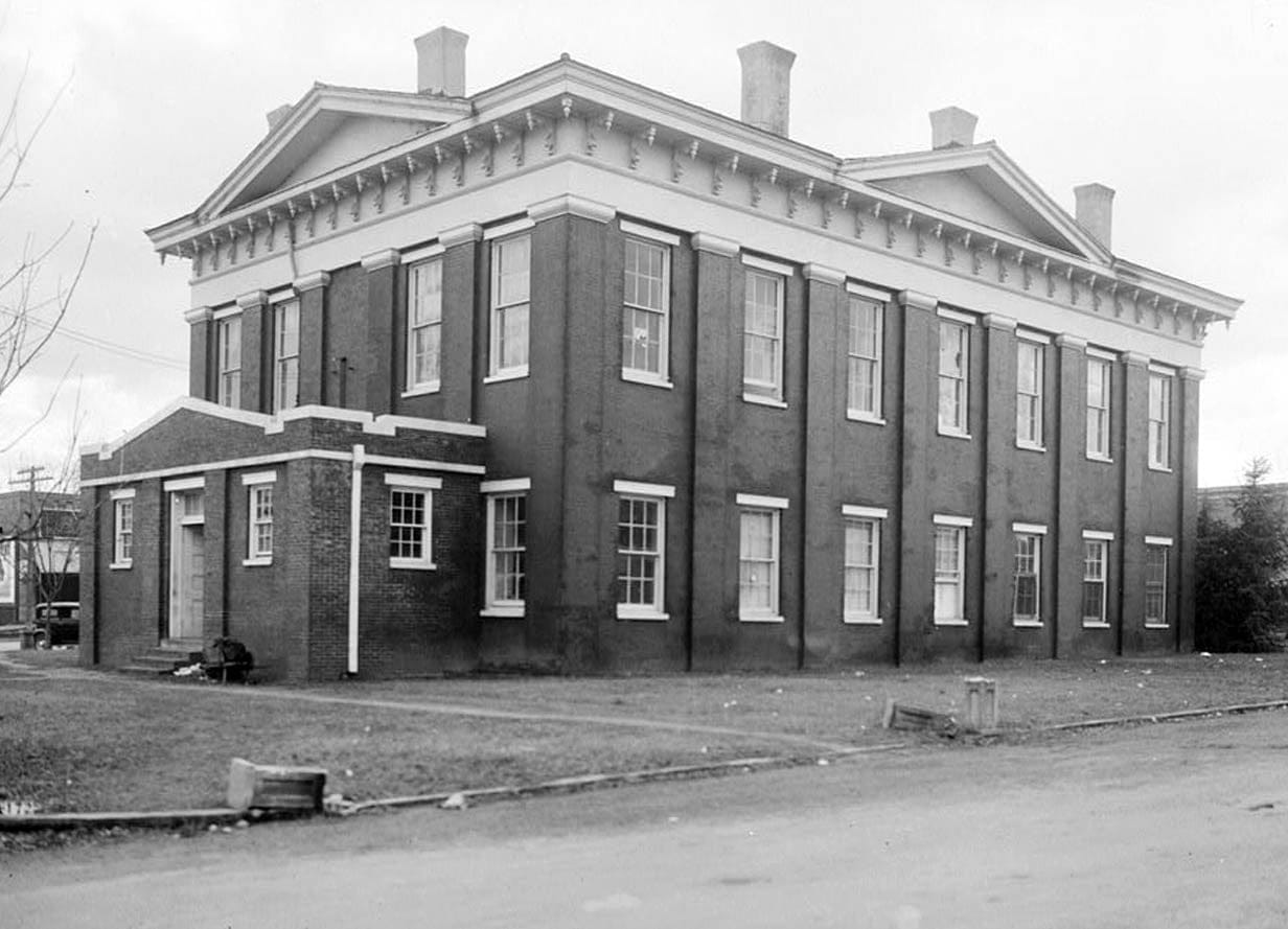 Historic Photo : Wilcox County Courthouse, Broad, Claiborne, Court & Water Streets, Camden, Wilcox County, AL 1 Photograph