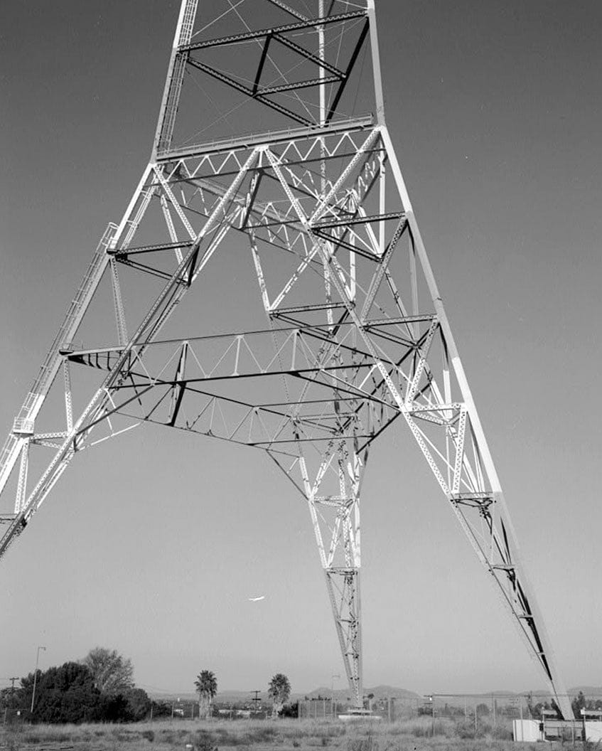 Historic Photo : Chollas Heights Naval Radio Transmitting Facility, Tower 32, 6410 Zero Road, San Diego, San Diego County, CA 1 Photograph