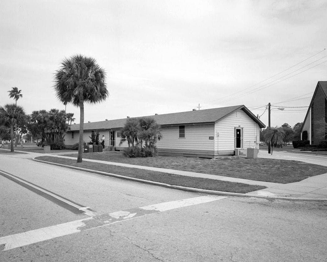 Historic Photo : MacDill Air Force Base, Post Office, 2302 Florida Keys Avenue, Tampa, Hillsborough County, FL 1 Photograph