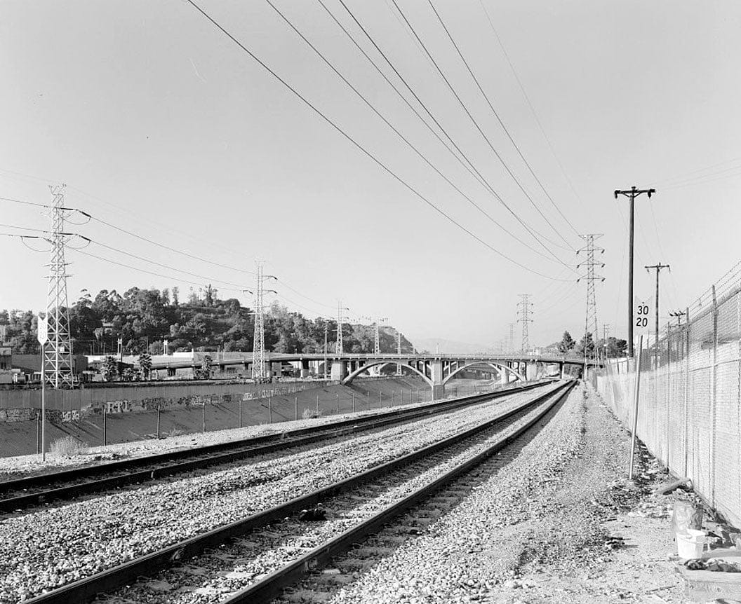 Historic Photo : North Spring Street Bridge, Los Angeles, Los Angeles County, CA 1 Photograph
