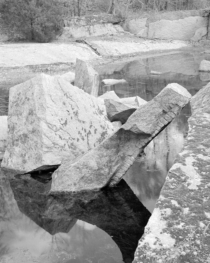 Historic Photo : Granite Hill Plantation, Quarry No. 4, South side of State Route 16, 1.3 miles northeast east of Sparta, Sparta, Hancock County, GA 4 Photograph