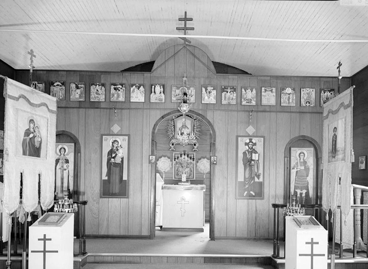 Historic Photo : St. Nicholas Russian Orthodox Church, Church Street & Park Avenue, Brookside, Jefferson County, AL 2 Photograph