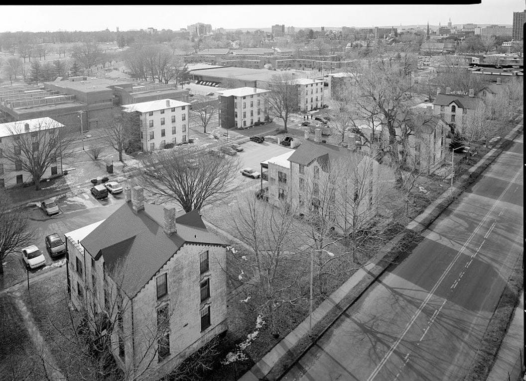 Historic Photo : Colt Fire Arms Company, Huyshope Avenue Workers Housing, Sequassen Street and Huyshope Avenue, Hartford, Hartford County, CT 1 Photograph