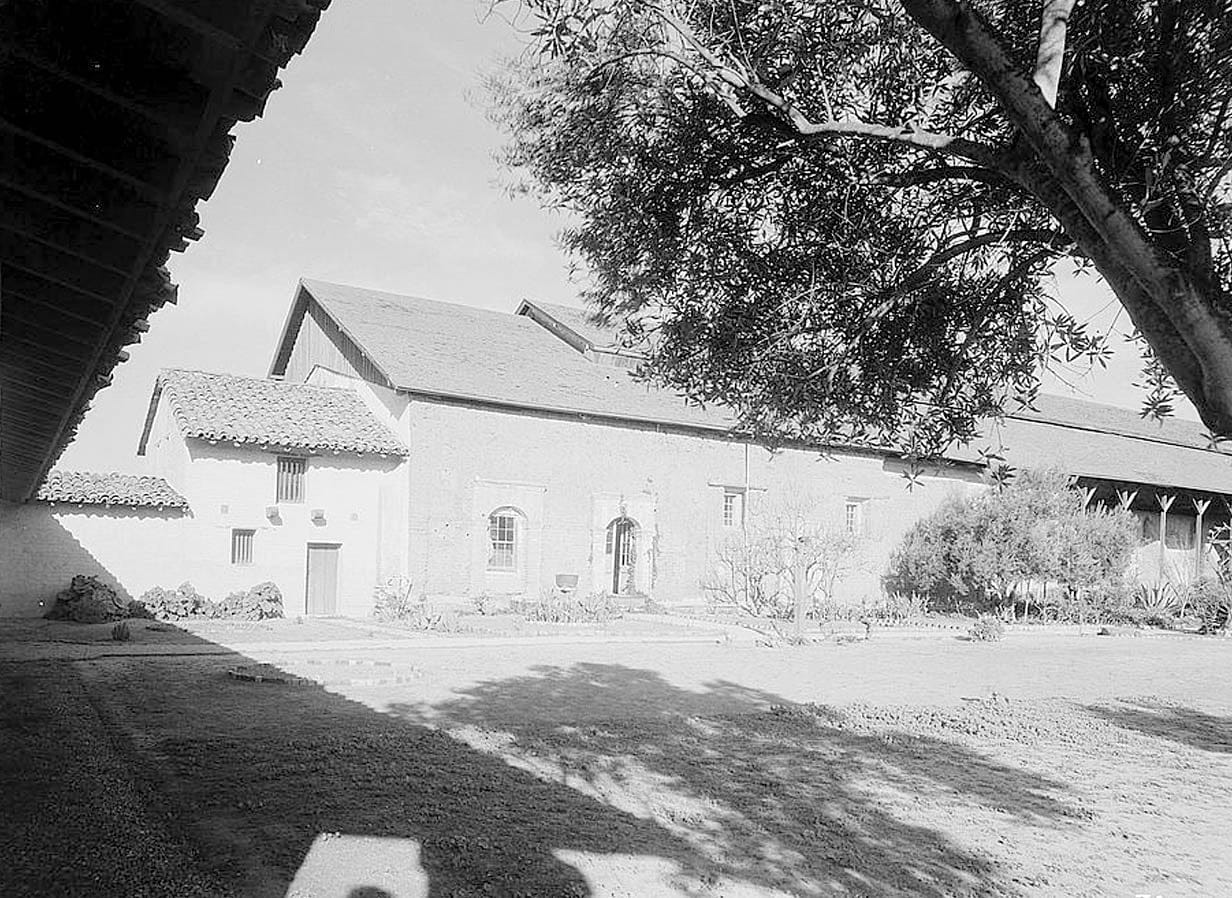 Historic Photo : Mission San Juan Bautista, Church, Second Street, San Juan Bautista Plaza, San Juan Bautista, San Benito County, CA 3 Photograph