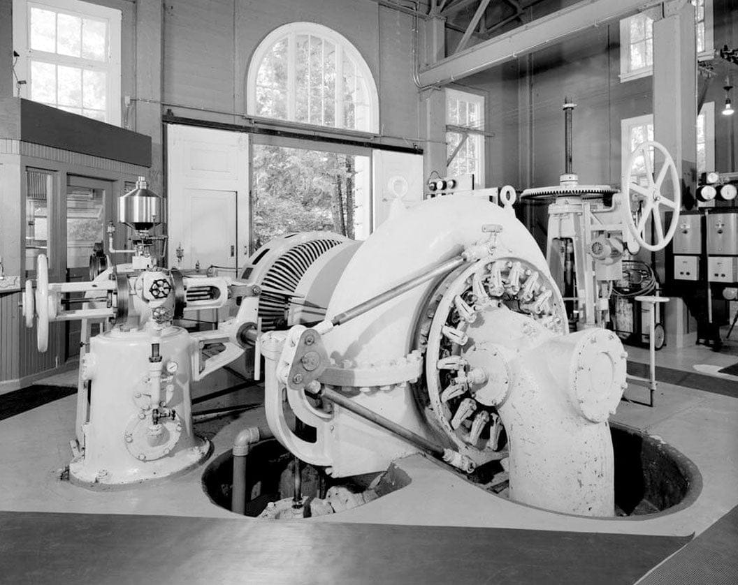 Historic Photo : Yosemite Hydroelectric Power Plant, Highways 120 & 140, Yosemite Village, Mariposa County, CA 3 Photograph