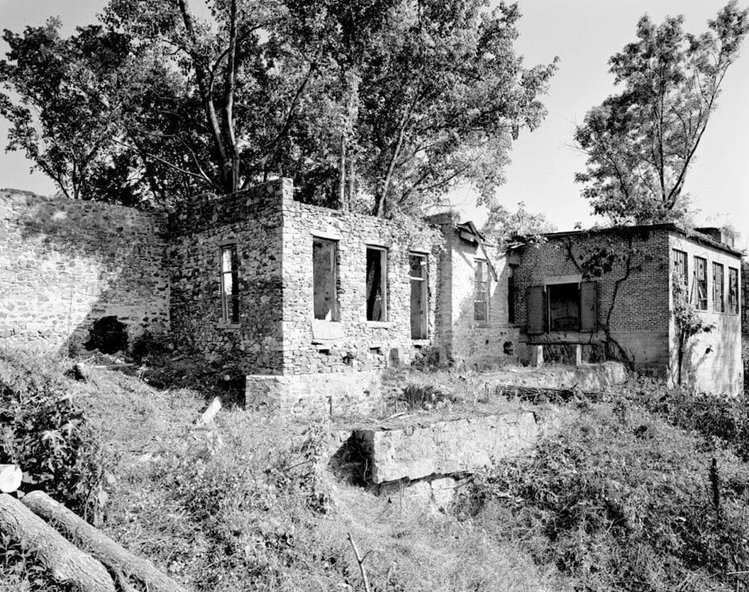 Historic Photo : Pearle Cotton Mill & Dam, Elbert County Road 245, Elberton, Elbert County, GA 1 Photograph