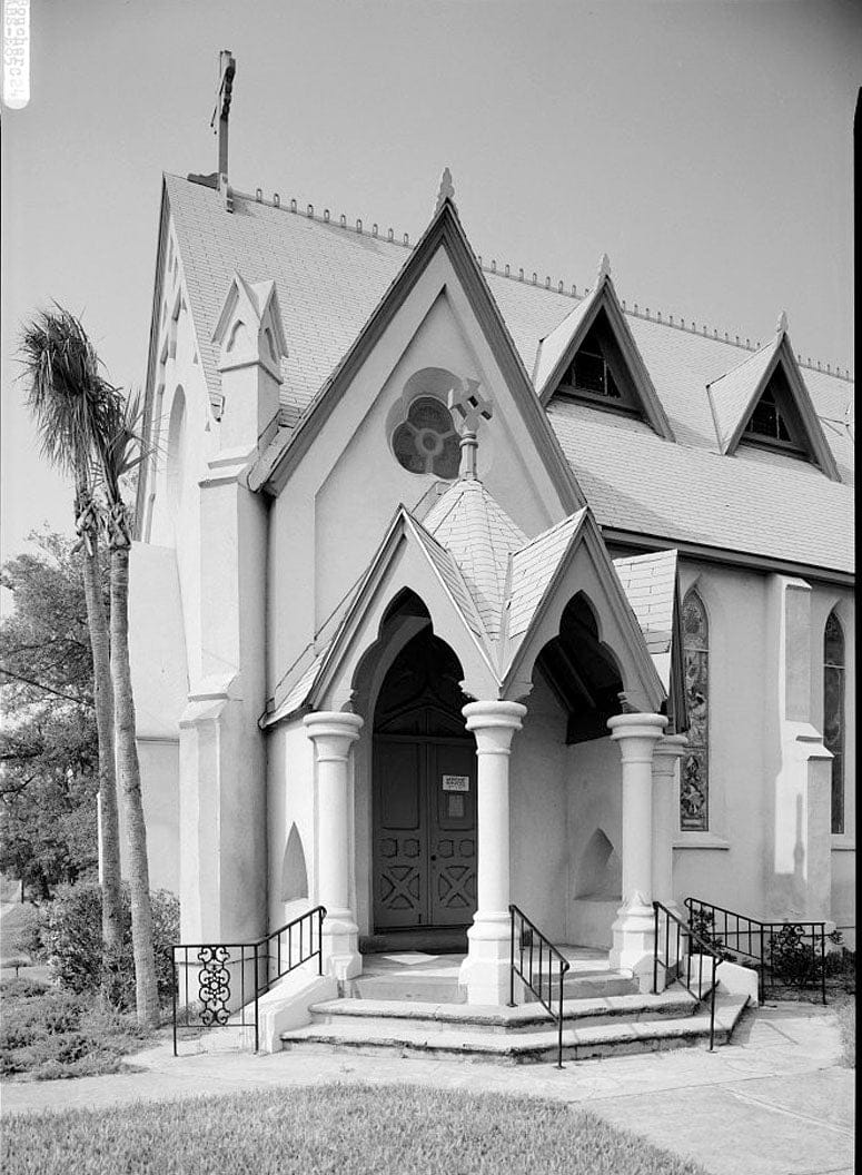 Historic Photo : St. Peter's Parish (Episcopal Church), Eighth Street & Atlantic Avenue, Fernandina Beach, Nassau County, FL 3 Photograph