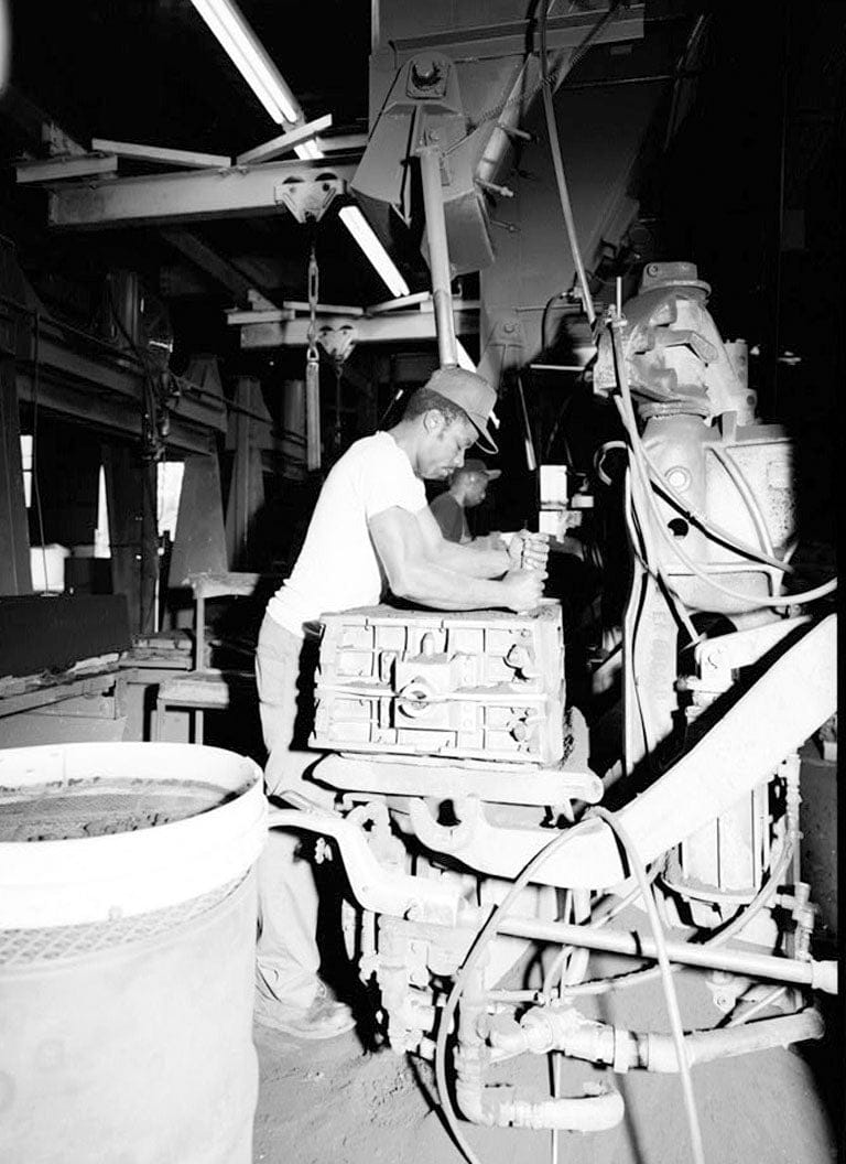 Historic Photo : Lawler Machine & Foundry Company, Molding Area, 760 North Forty-fourth Street, Birmingham, Jefferson County, AL 2 Photograph