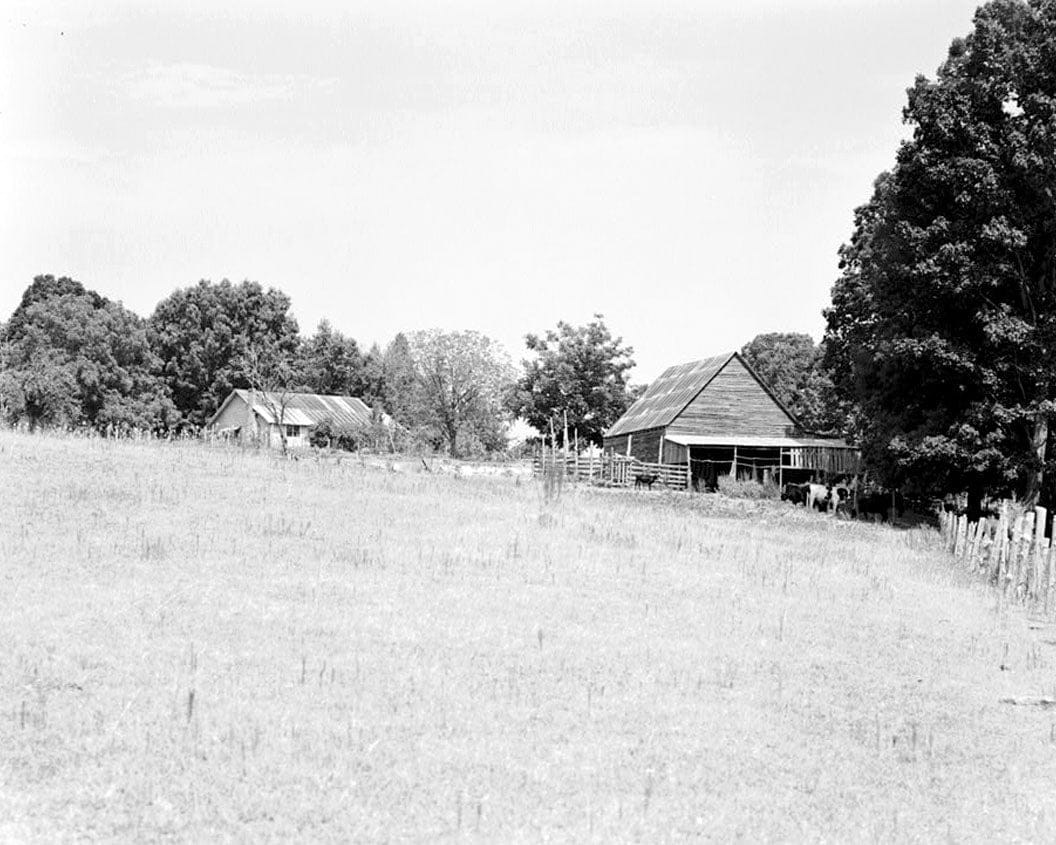 Historic Photo : Reuben J. Anderson Farm, County Road 239 Vicinity, Ruckersville, Elbert County, GA 4 Photograph