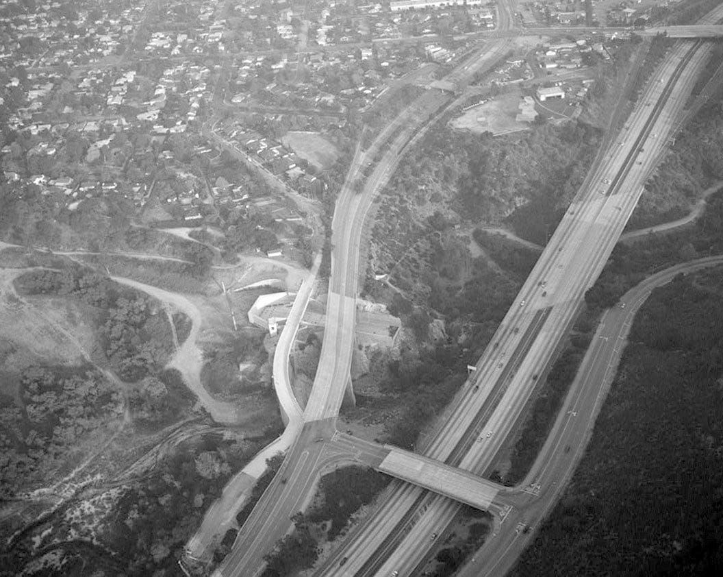Historic Photo : Arroyo Seco Parkway, Los Angeles to Pasadena, Los Angeles, Los Angeles County, CA 2 Photograph
