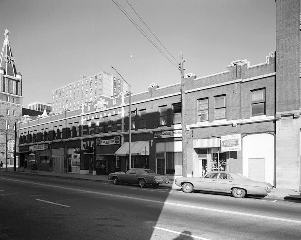 Historic Photo : Odd Fellows Building & Auditorium, 228-250 Auburn Avenue, Atlanta, Fulton County, GA 1 Photograph
