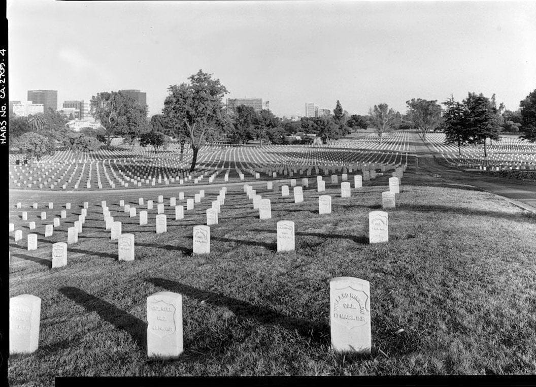 Historic Photo : Los Angeles National Cemetery, 950 South Sepulveda Boulevard, Los Angeles, Los Angeles County, CA 4 Photograph