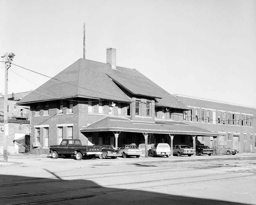 Historic Photo : Chicago, Milwaukee & St. Paul Railroad Depot, 1104 Sixth Avenue, Marion, Linn County, IA 2 Photograph