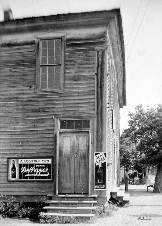 Historic Photo : Store, State Highways 14 & 86, Pickensville, Pickens County, AL 3 Photograph