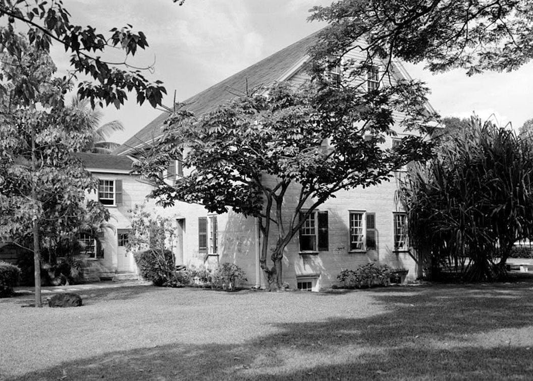 Historic Photo : Chamberlain House, King & Kawaiahao Streets, Honolulu, Honolulu County, HI 4 Photograph