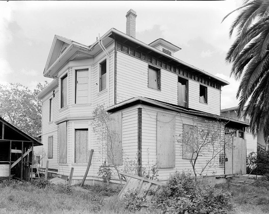 Historic Photo : Julie Umberger House, 831 North Hunter Street, Stockton, San Joaquin County, CA 2 Photograph