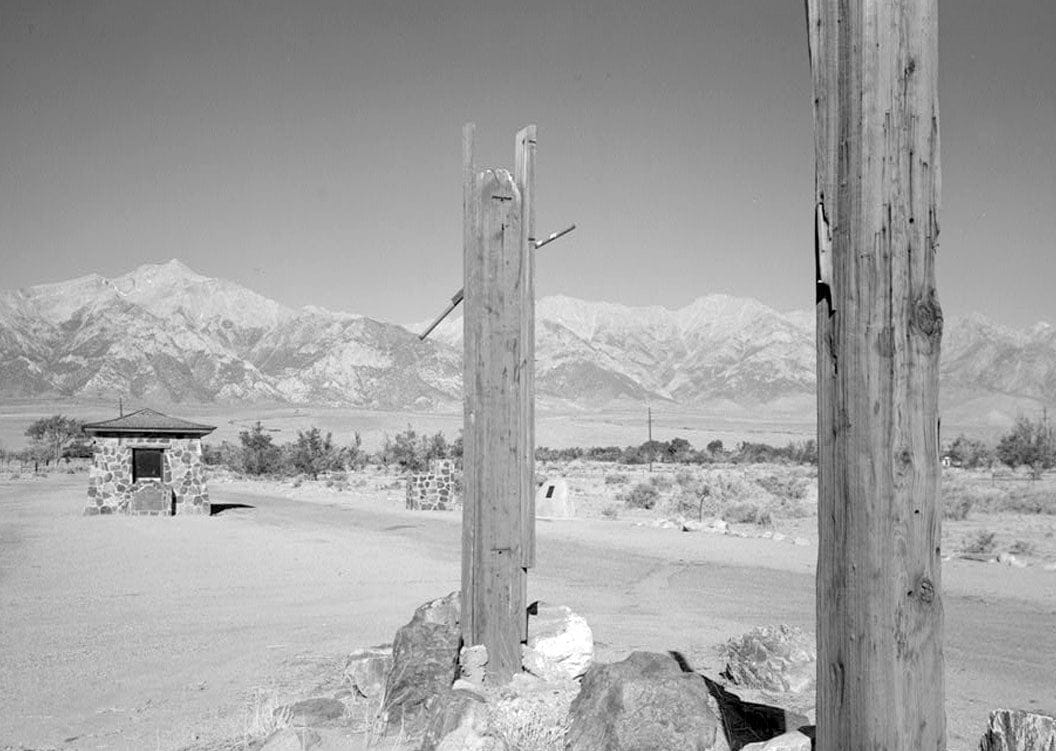 Historic Photo : Manzanar War Relocation Center, Military Police Post, Independence, Inyo County, CA 1 Photograph