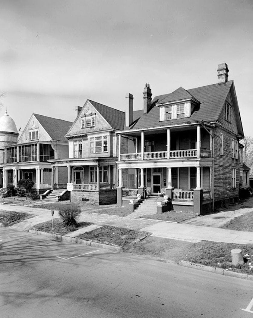 Historic Photo : Greene Street Historic District, Greene Street, Gordon Highway to Augusta Canal Bridge, Augusta, Richmond County, GA 18 Photograph
