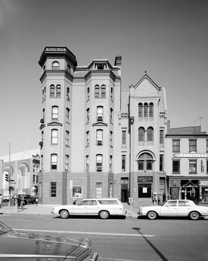 Historic Photo : Square 458 (Commercial Buildings), Sixth, Seventh, D Streets, & Indiana Avenue, Northwest, Washington, District of Columbia, DC 1 Photograph