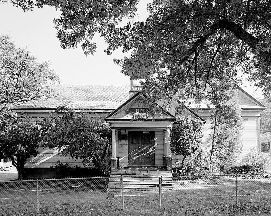 Historic Photo : Machado School, Sycamore Avenue, Morgan Hill, Santa Clara County, CA 2 Photograph