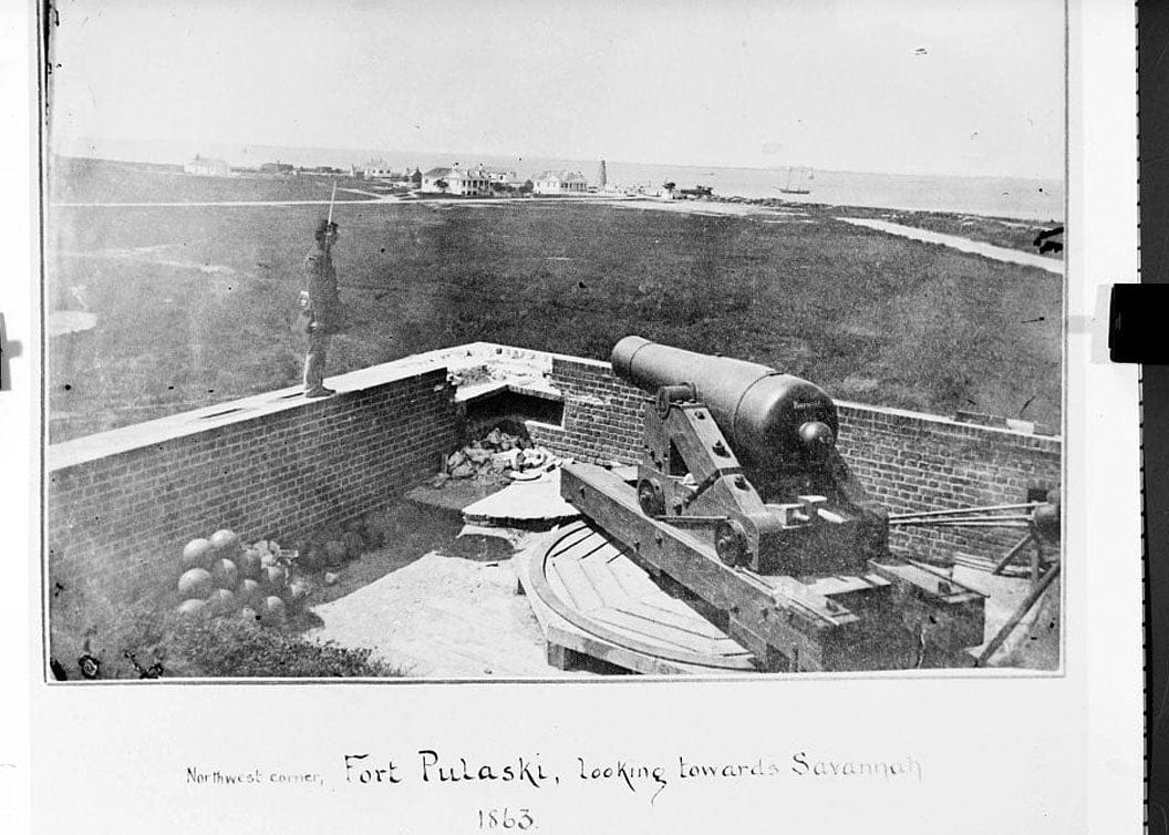 Historic Photo : Fort Pulaski, Cockspur Island, Savannah, Chatham County, GA 3 Photograph