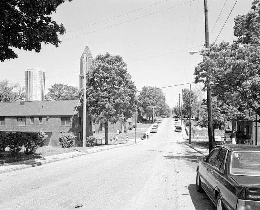 Historic Photo : Clark Howell Homes (Public Housing), Bounded by North Avenue, Lovejoy Street, Mills Street & Luckie Street, Atlanta, Fulton County, GA 12 Photograph