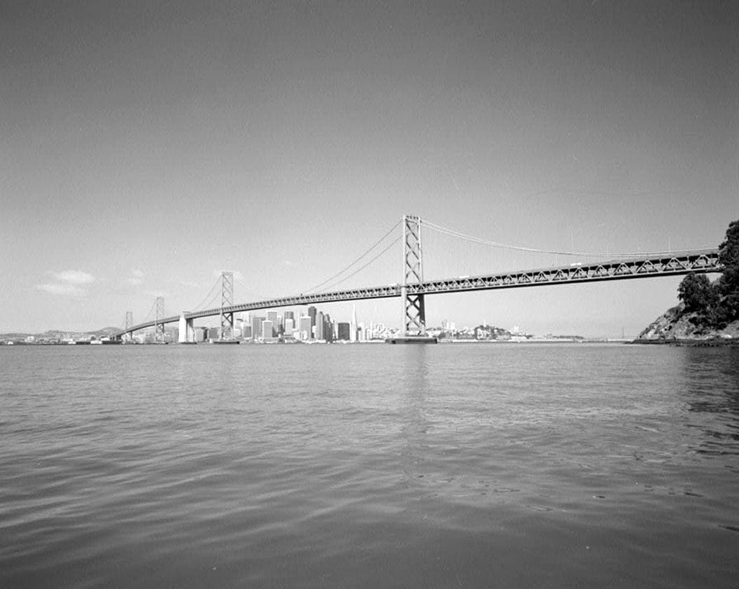 Historic Photo : San Francisco Oakland Bay Bridge, Spanning San Francisco Bay, San Francisco, San Francisco County, CA 12 Photograph