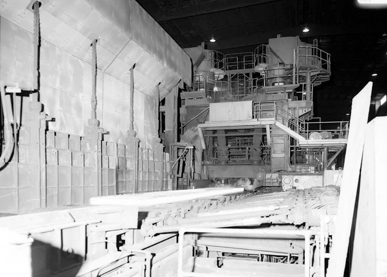 Historic Photo : Central Iron Foundry, Hot Strip Mill Building, 1700 Holt Road, Holt, Tuscaloosa County, AL 1 Photograph