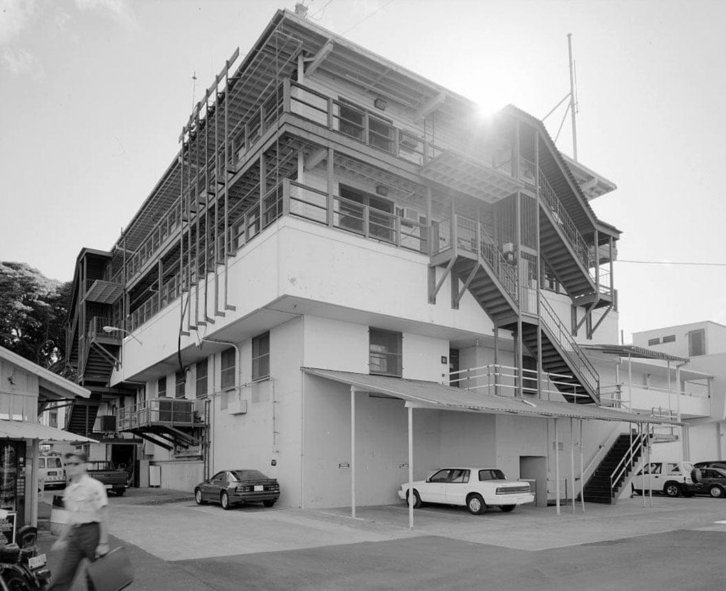 Historic Photo : U.S. Naval Base, Pearl Harbor, Telephone Exchange Building, Morton Street near Clark Street, Pearl City, Honolulu County, HI 1 Photograph