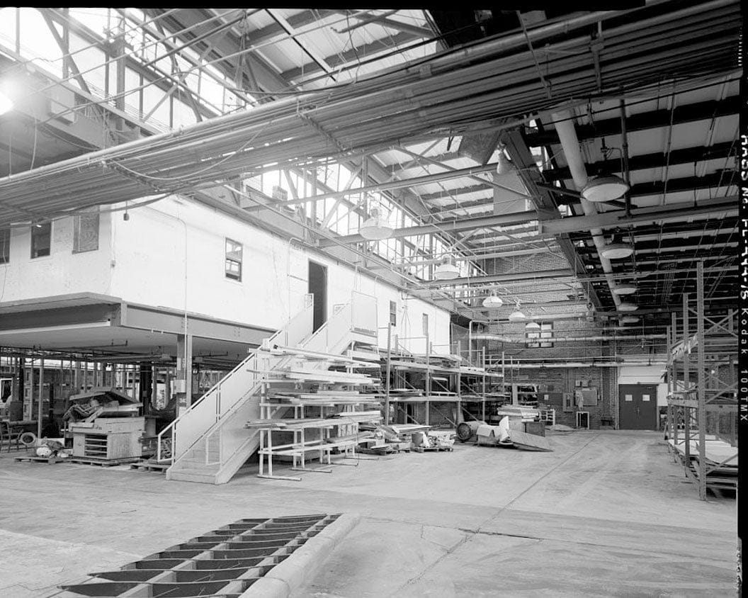 Historic Photo : U.S. Naval Air Station, Assembly & Repair Shop, East Avenue, Pensacola, Escambia County, FL 1 Photograph