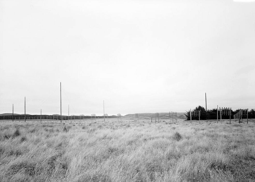 Historic Photo : Marconi Radio Sites, Receiving, Point Reyes Station, Marin County, CA 1 Photograph