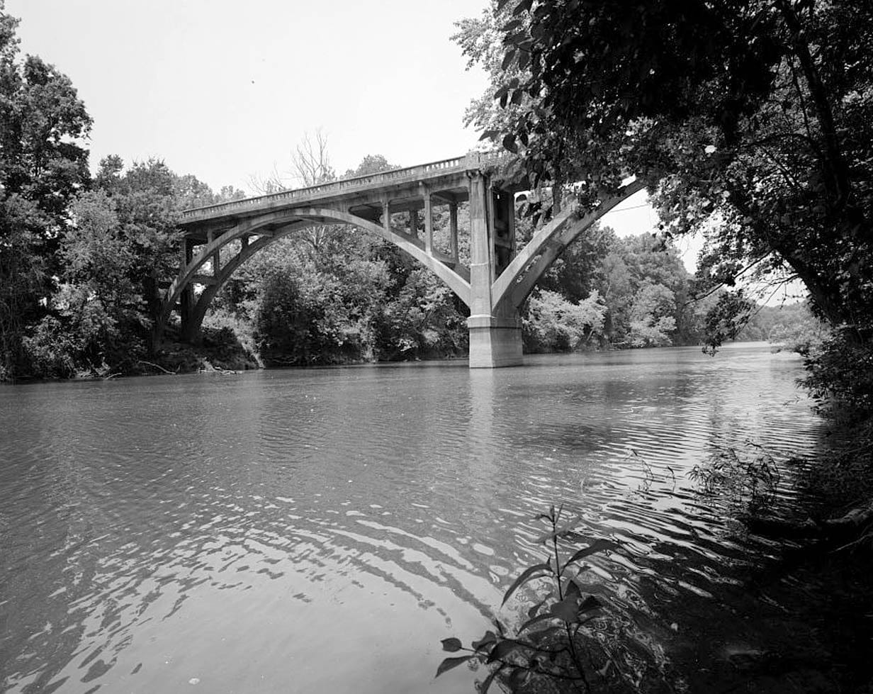 Historic Photo : Saline River Bridge, County Highway 365 across Saline River, Benton, Saline County, AR 1 Photograph