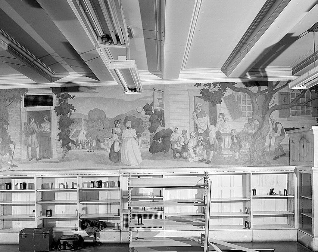 Historic Photo : Ives Memorial Library, 133 Elm Street, New Haven, New Haven County, CT 4 Photograph