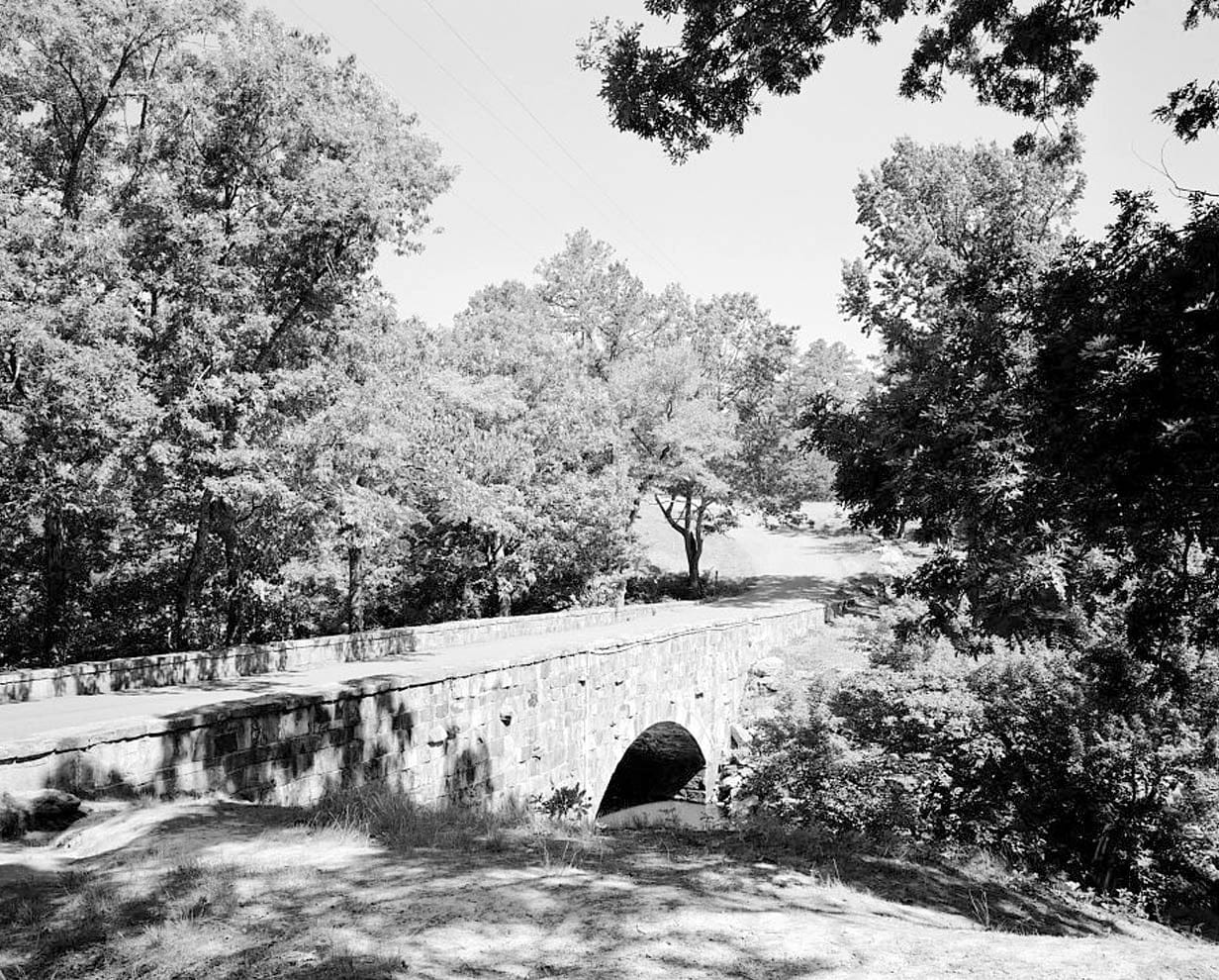 Historic Photo : Cedar Creek Bridge, Spanning Cedar Creek adjacent to State Highway 154, Morrilton, Conway County, AR 2 Photograph