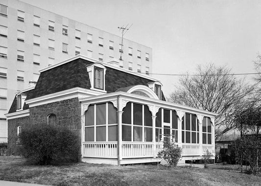 Historic Photo : U.S. Soldiers Home, Stone House with Mansard Roof, Rock Creek Church Road & Upshur Street Northwest, Washington, District of Columbia, DC 1 Photograph