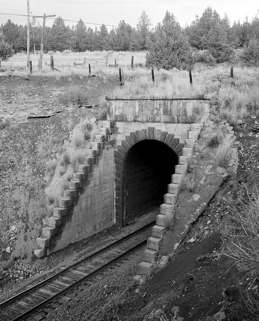 Historic Photo : Southern Pacific Railroad Natron Cutoff, Tunnel No. 18, Milepost 410, Dorris, Siskiyou County, CA 1 Photograph