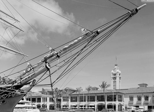 Historic Photo : Ship "Falls of Clyde", Hawaii Maritime Center,Pier 7, Honolulu, Honolulu County, HI 4 Photograph
