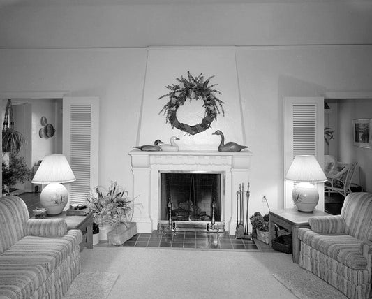 Historic Photo : Hamilton Field, Base Commander's Quarters, 299 Casa Grande Real, Novato, Marin County, CA 2 Photograph